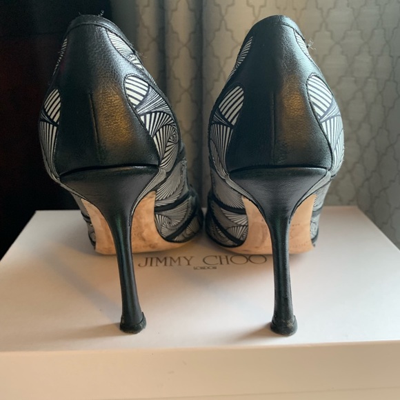 Authentic Jimmy Choo peep toe pumps - Picture 4 of 6